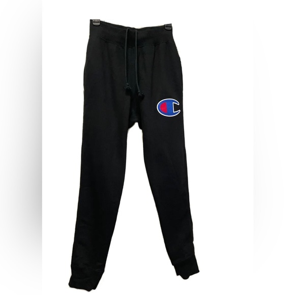 CHAMPION Unisex Reverse Weave Black Joggers/Sweatpants Size Small. NWT - Picture 1 of 4
